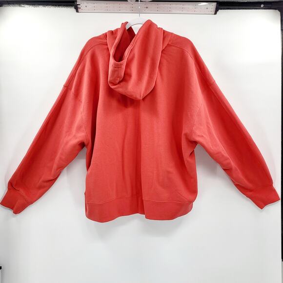 NWT Air Jordan Jumpman Flight Red Orange Loose Fit Active Sweatshirt Plus Sz 1X - Picture 2 of 8